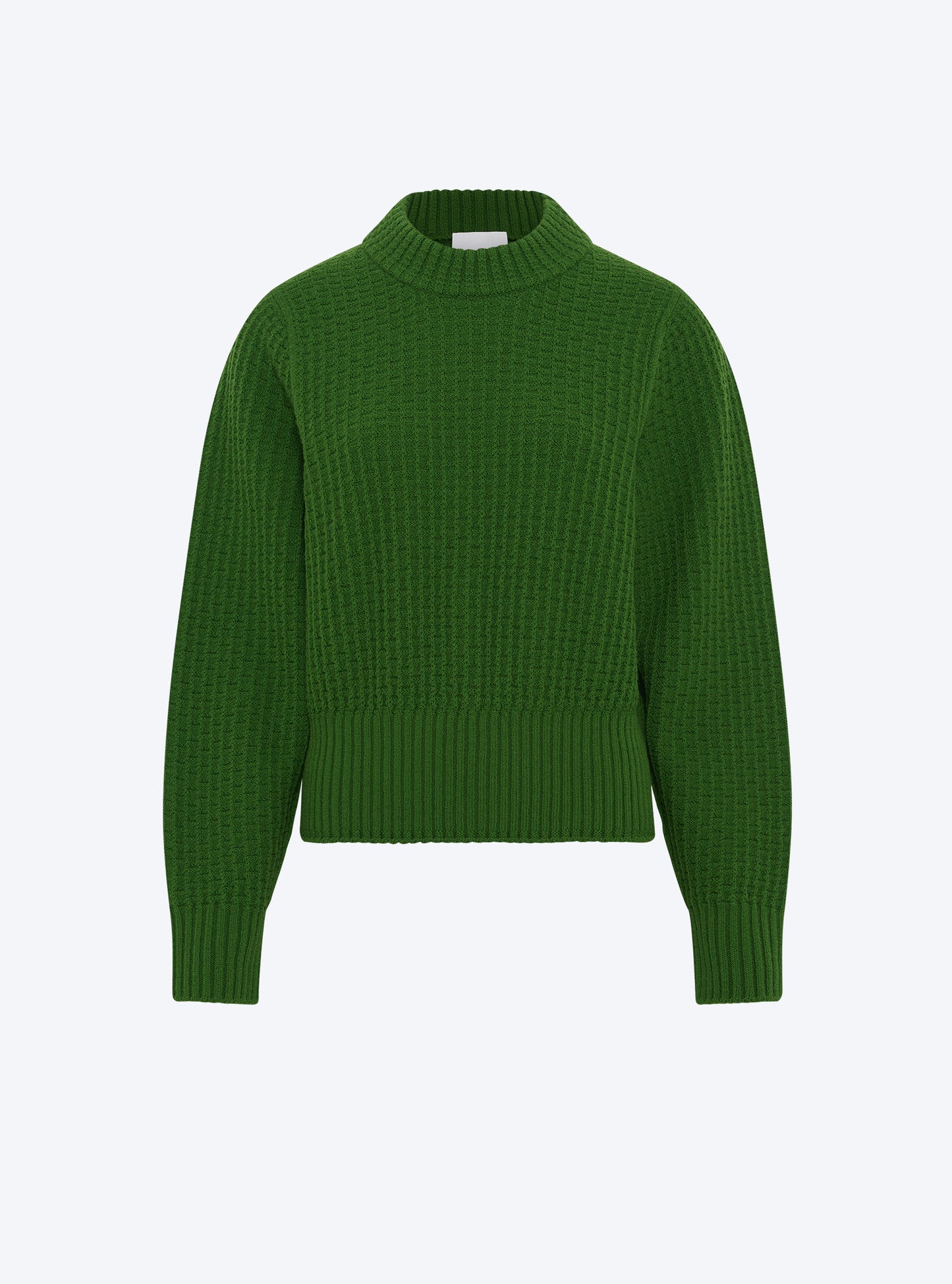 Pull fin en maille gaufrée molli matcha - Molli