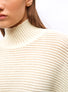 Pulls de luxe femme - Pull ample en résille de laine Naturel