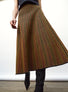 molli reversible skirt with fine herringbones