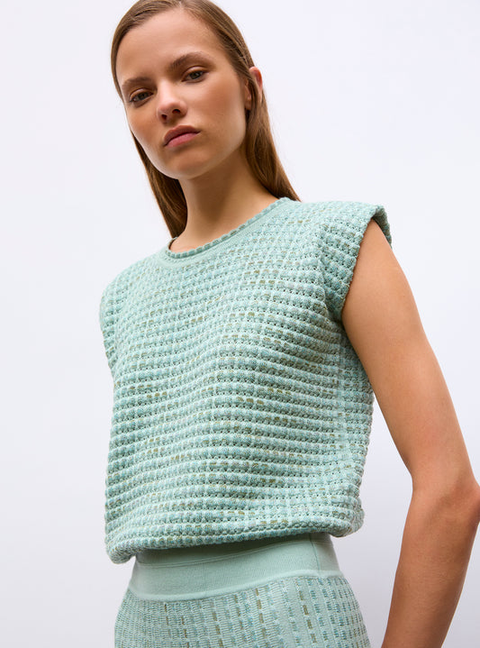 molli jewel-knit top