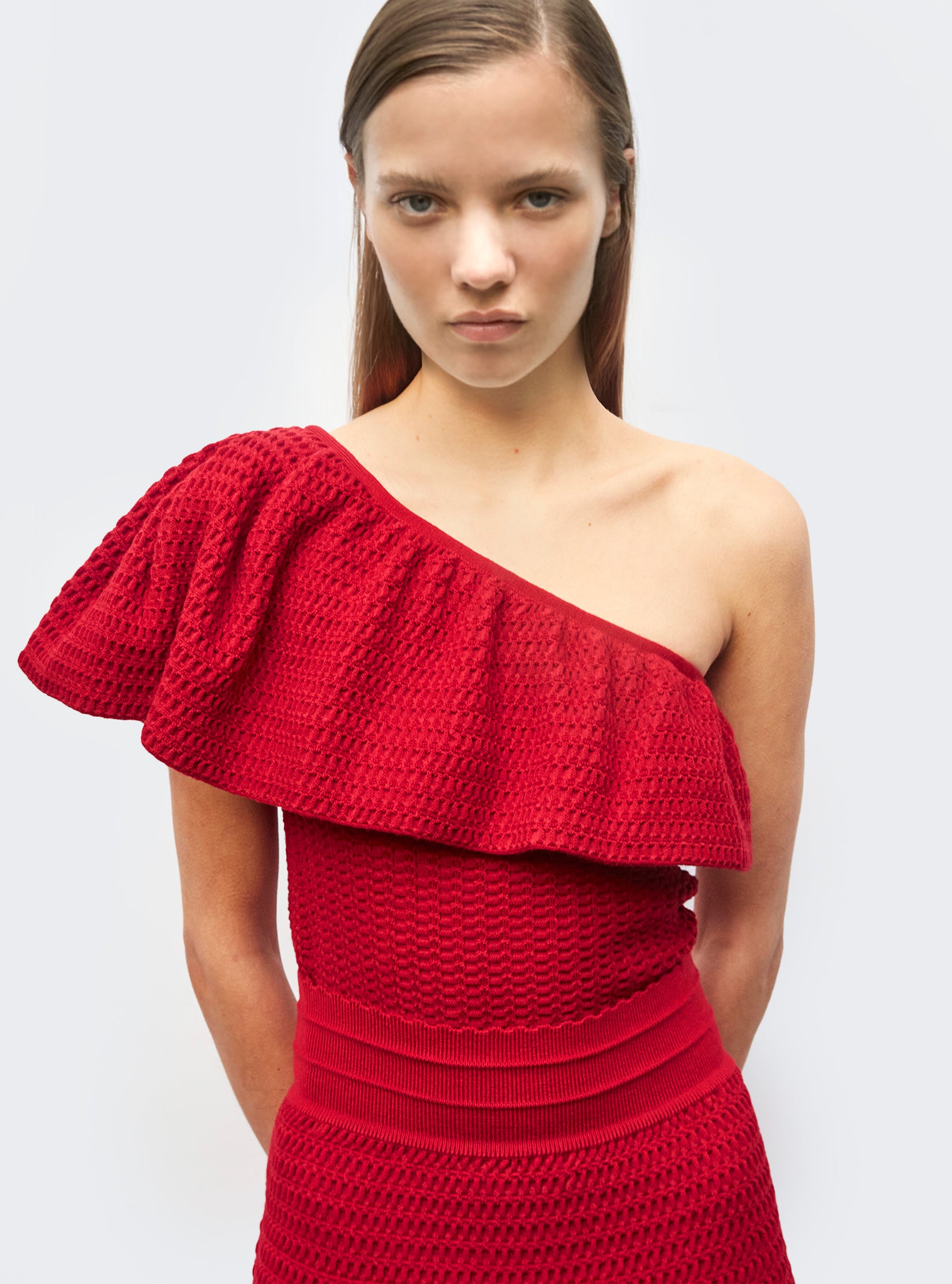 Smocked red top online