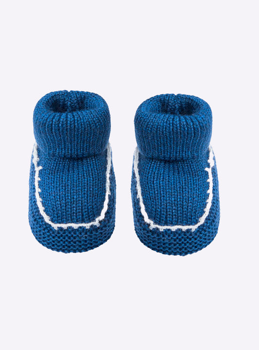 Chaussons à finitions crochet - Vêtement en maille de luxe Molli