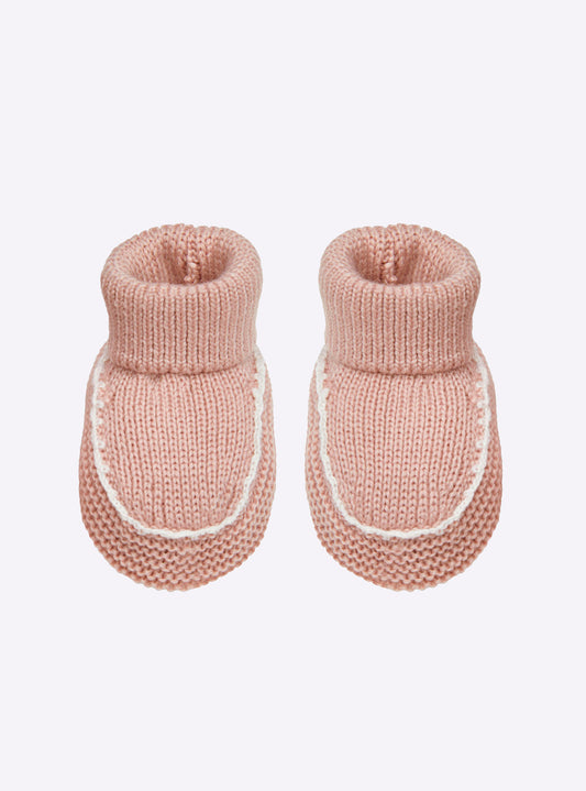 Chaussons à finitions crochet - Vêtement en maille de luxe Molli