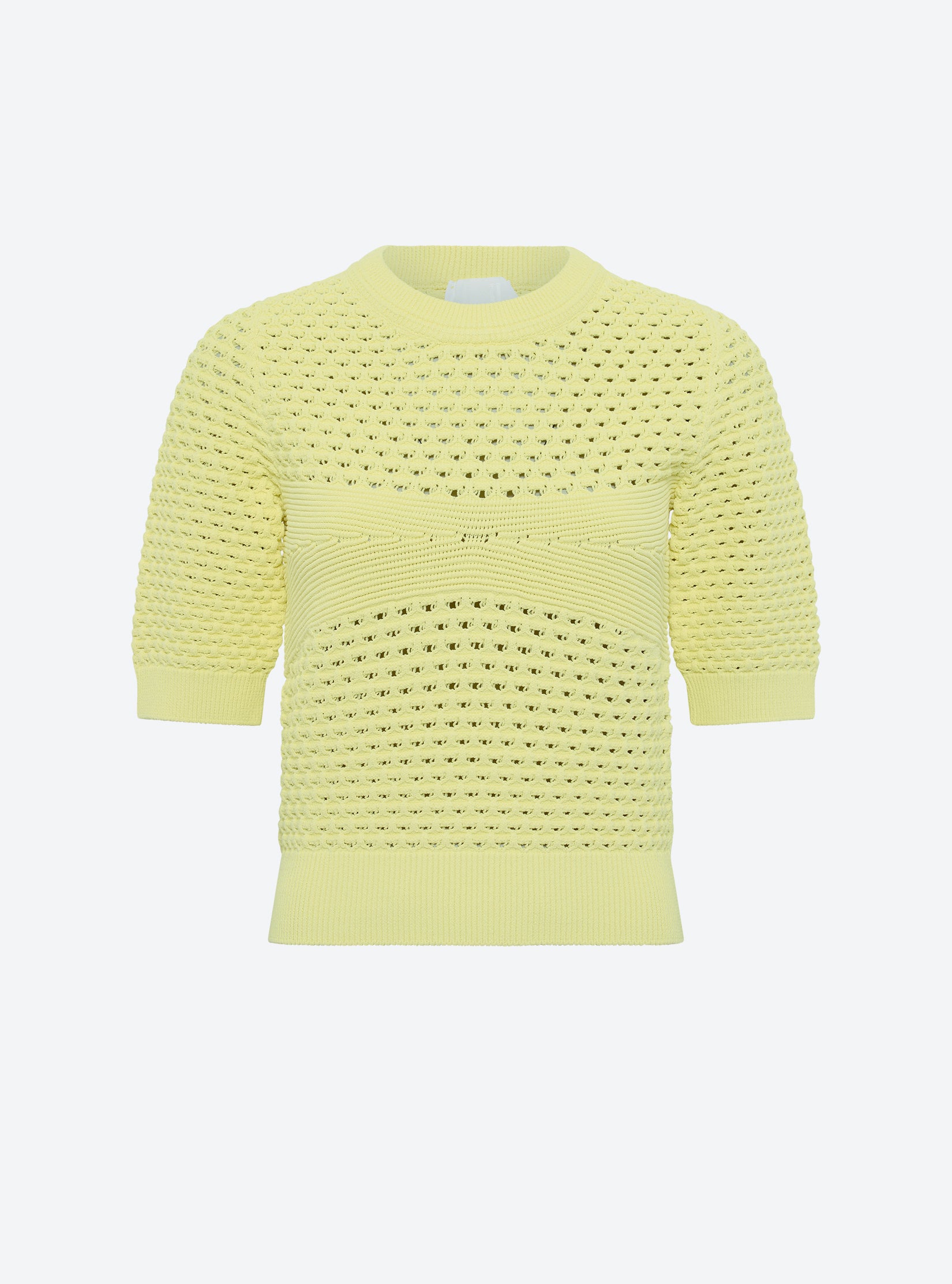 Top en maille capitonnée Lime - Vêtement en maille de luxe Molli