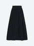 knit skirt with wide pleats