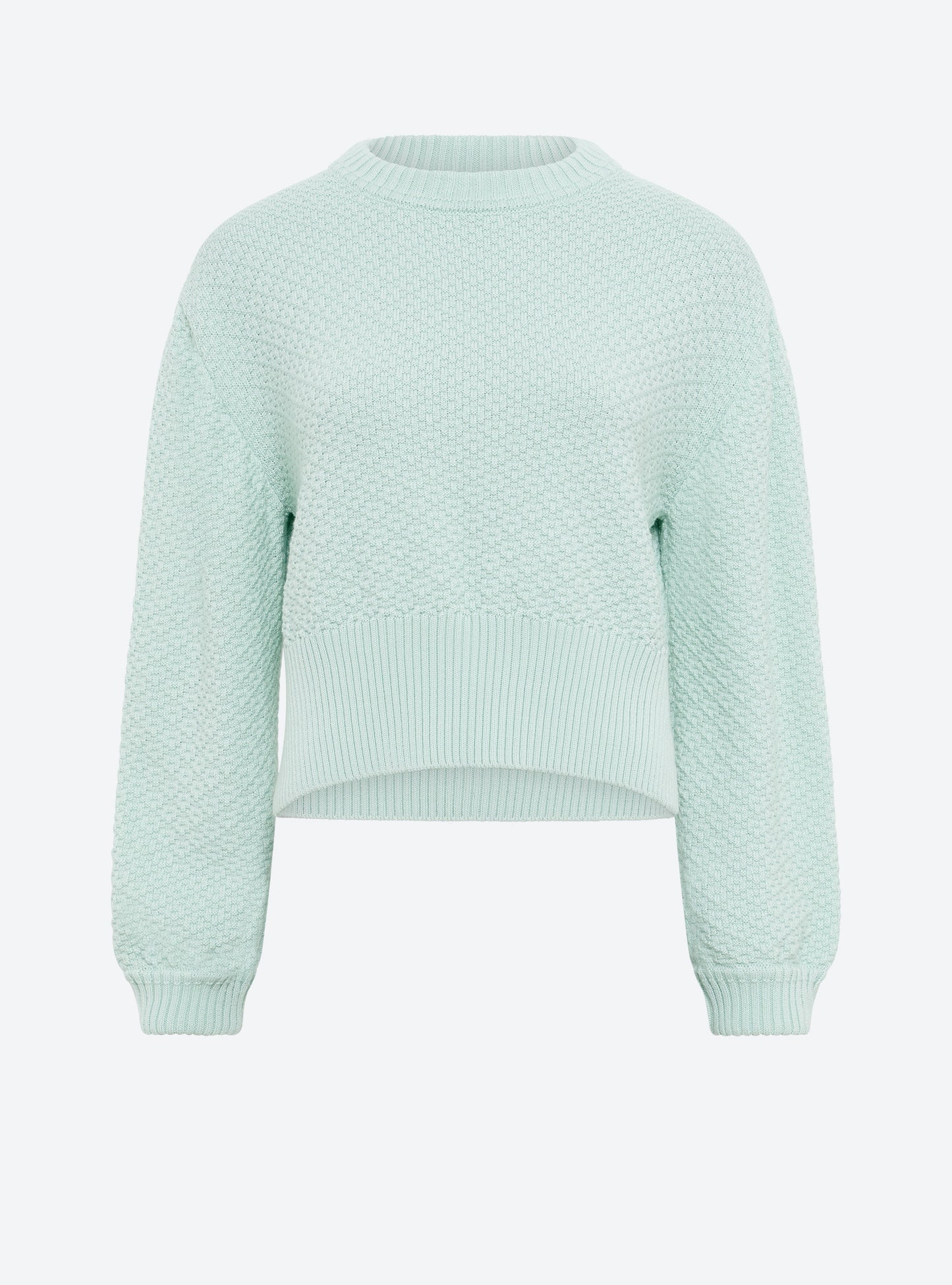 Pull court maille damier Jade - Molli