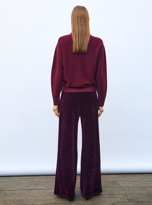 molli velvet knit pants