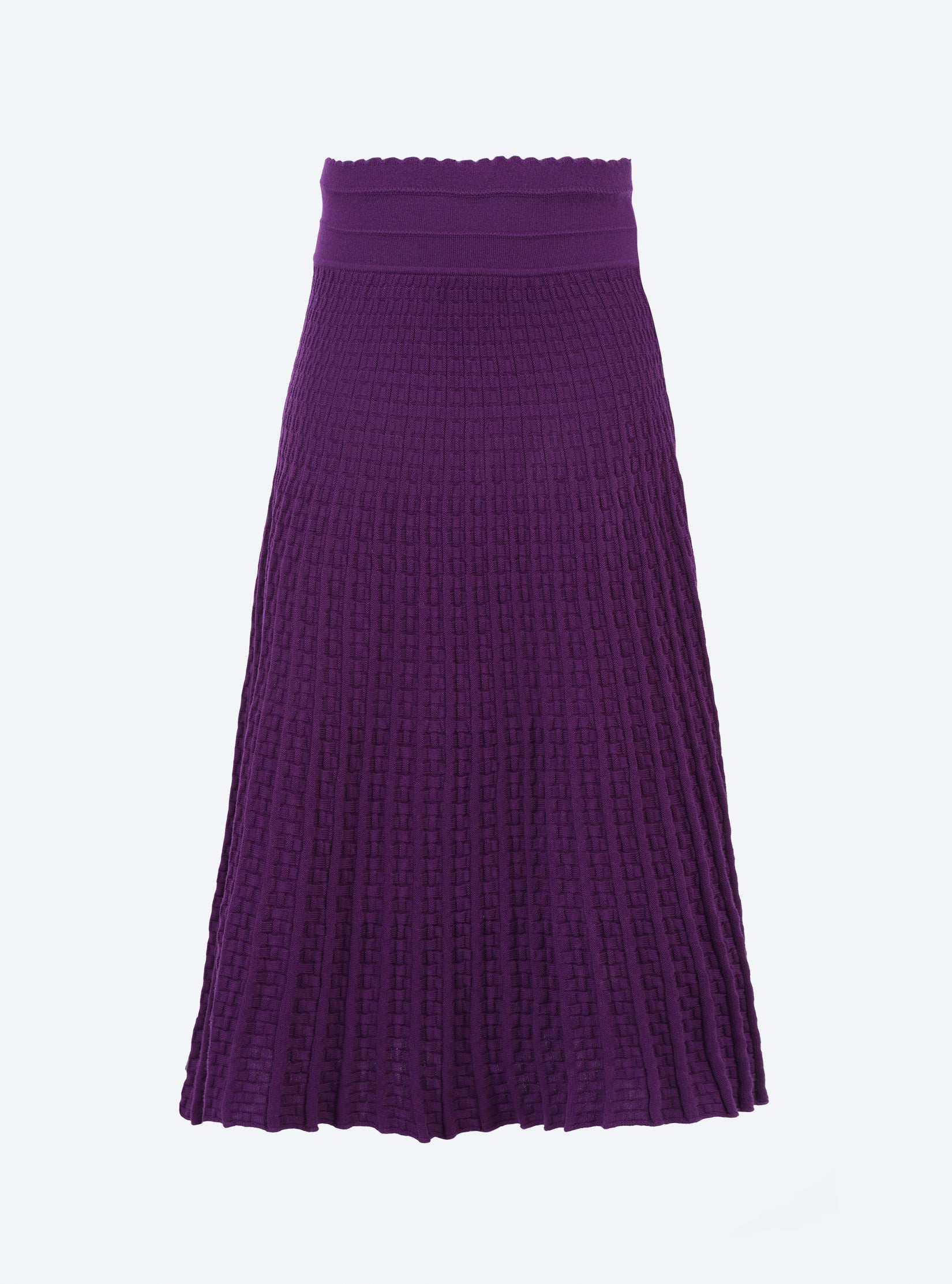 Purple knit skirt hotsell