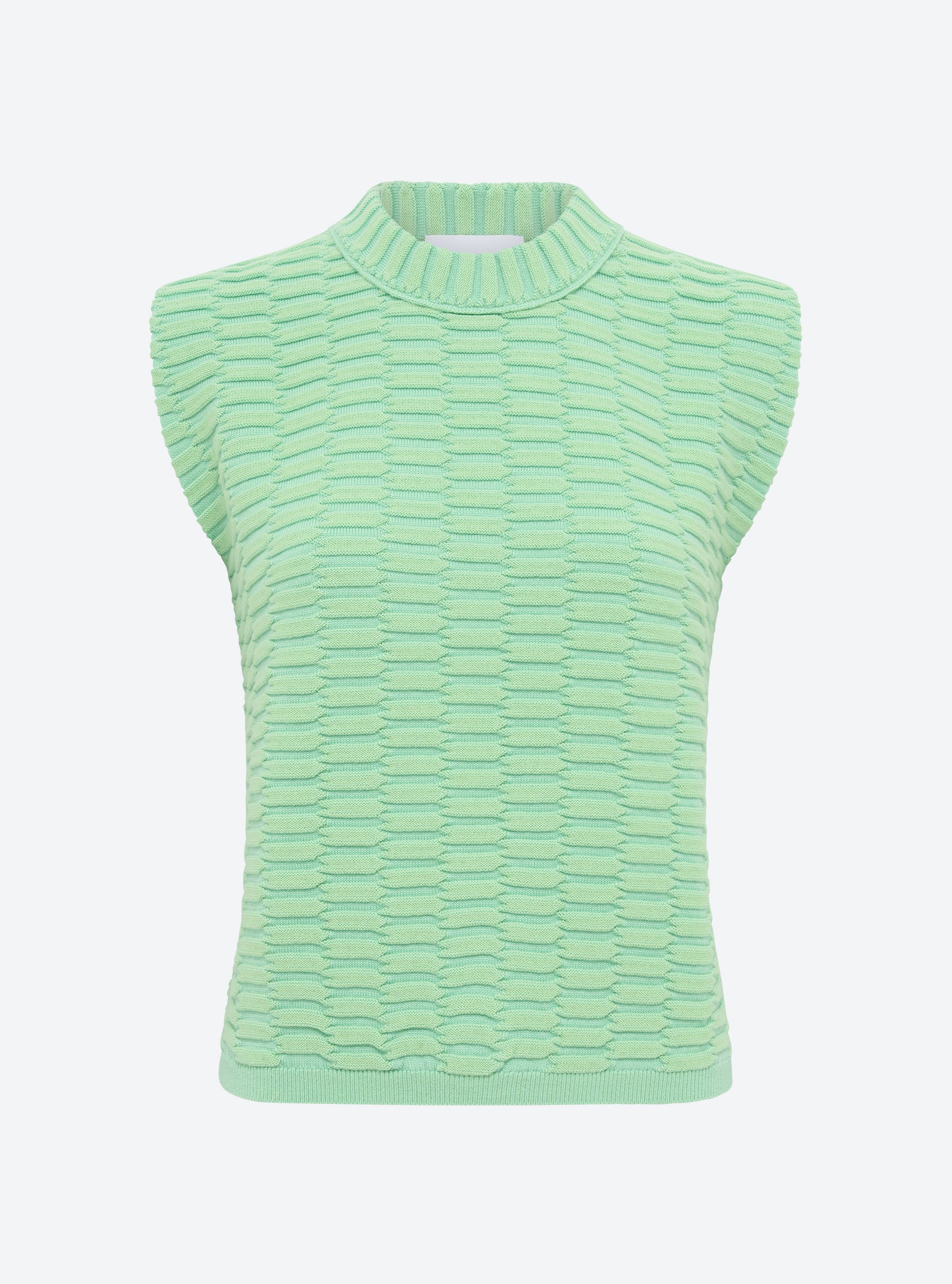 Top en maille de luxe Molli - Top maille zellige uni